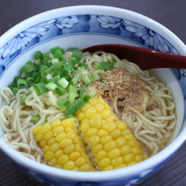 とうもろこしとすり胡麻の塩ラーメンとnunocotoコラム更新されました！