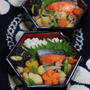 癒し花　(*˘︶˘*).｡.:*♡　☆　bento＆晩ご飯♪