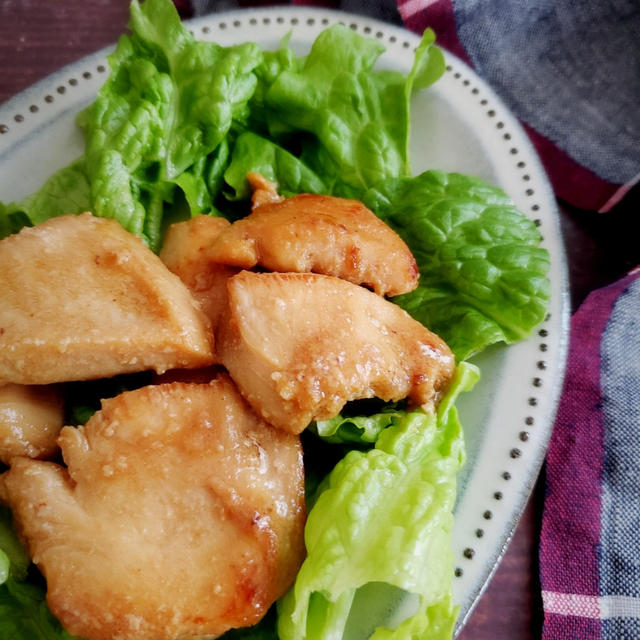 10分で簡単おかず♪甘辛チキンサラダ