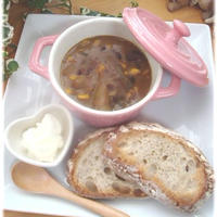 お豆とコーンのスパイシー&マイルドカレー♪