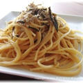 しらすの塩昆布マヨパスタ