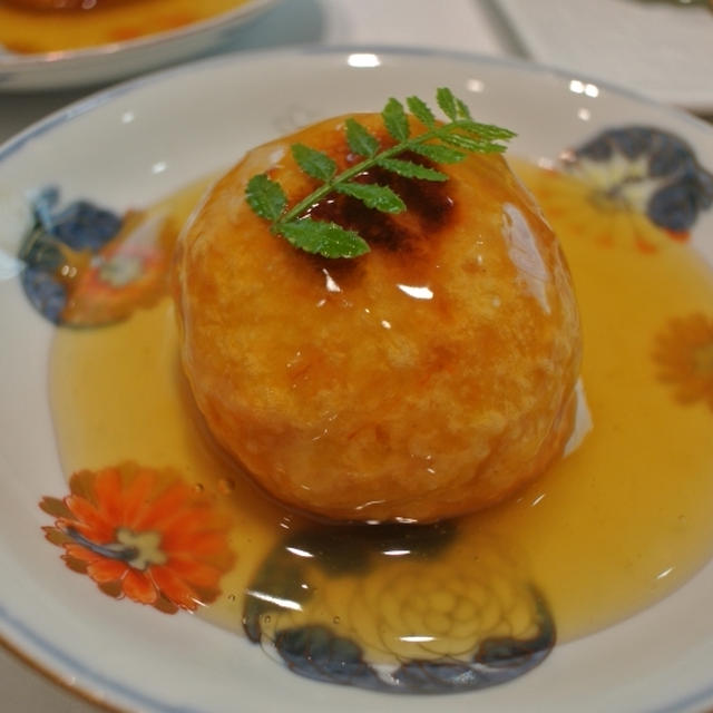 ♪甘エビと新じゃが団子の葛あんかけ♪