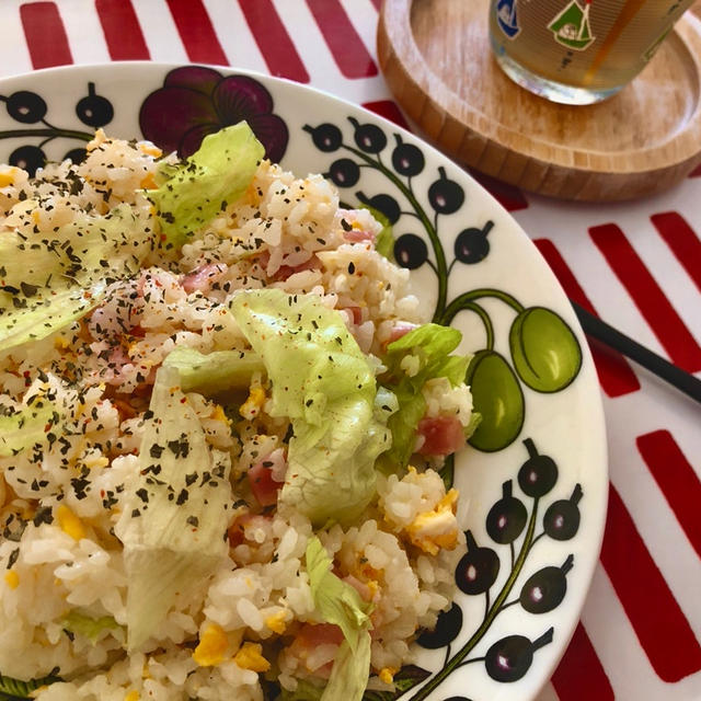 炒めない！炊飯器レタスチャーハン