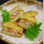 【たけのこのエビはさみ揚げ】