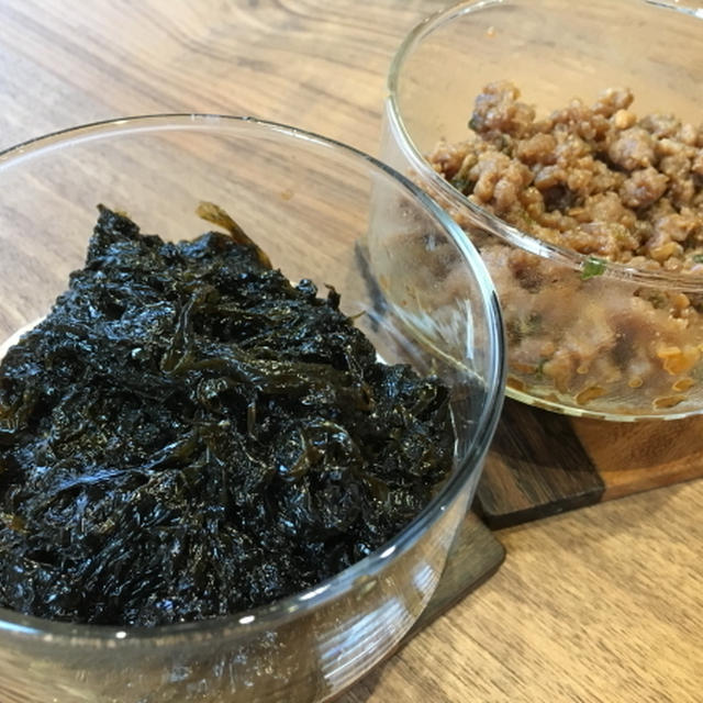 生海苔で作る海苔の佃煮＆まぐろ肉味噌