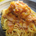トマトパスタ(^^♪