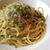 カリカリじゃこと高菜のパスタ　