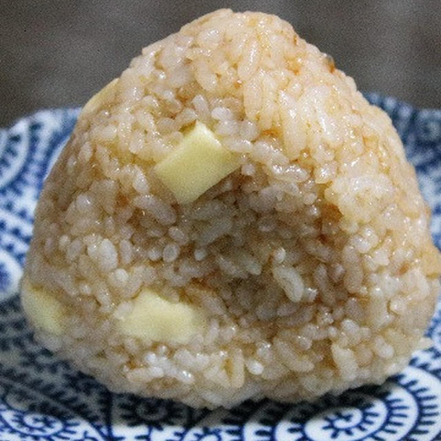 4月30日　　かかチーズにぎり