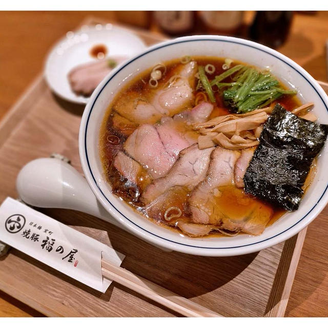 じわ旨い♪焼豚専門店の中華そば「日本橋室町 焼豚 福の屋」