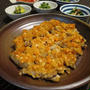 手羽中のおろし焼きと小松菜の辛子醤油和え