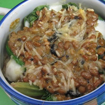 ネバネバグラタン風丼