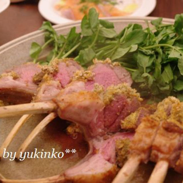 肉食女子の肉Recipe『ラムチョップの香草パン粉焼き』