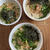 週末の昼麺。