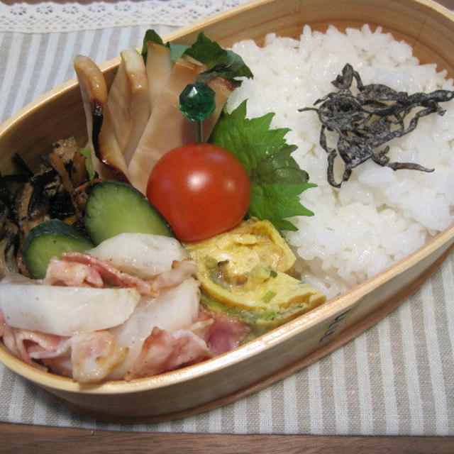 いか焼きの和食弁当