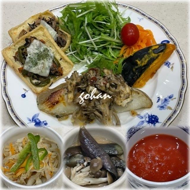 5/16(金)  きのこソースde焼きカラスカレイ