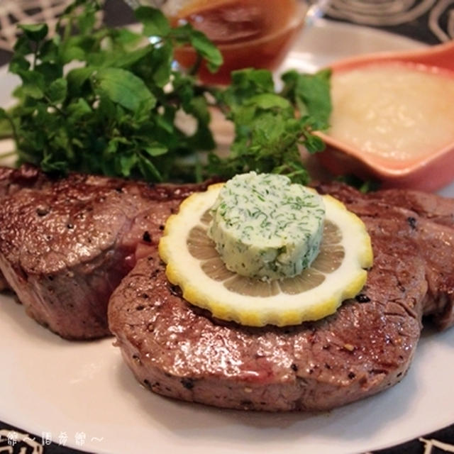 神戸牛のヘレステーキで素敵なステーキの夜。