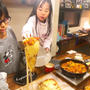 晩御飯はコストコ風ピザです〜！！