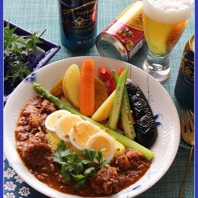 チキンとトマトの夏カレー♪