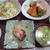 【献立】魚西京焼、カボチャいんげん味噌煮、キャベツニンニク醤油炒め、おかひじきマヨポン和え、ポテサラ