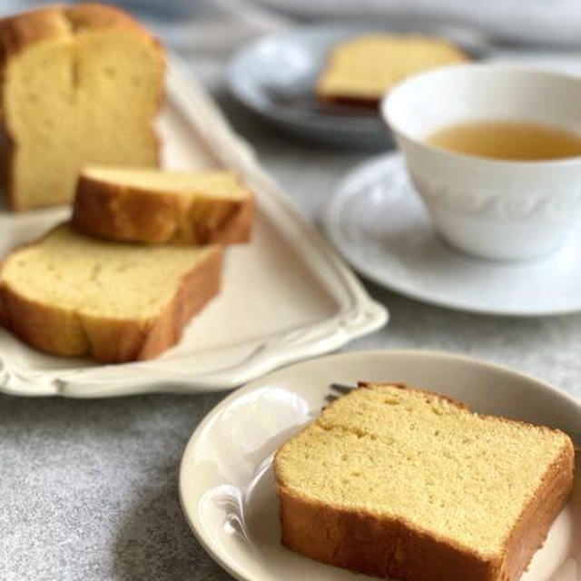 ホイップクリームパウンドケーキと、レモン塩を使った料理