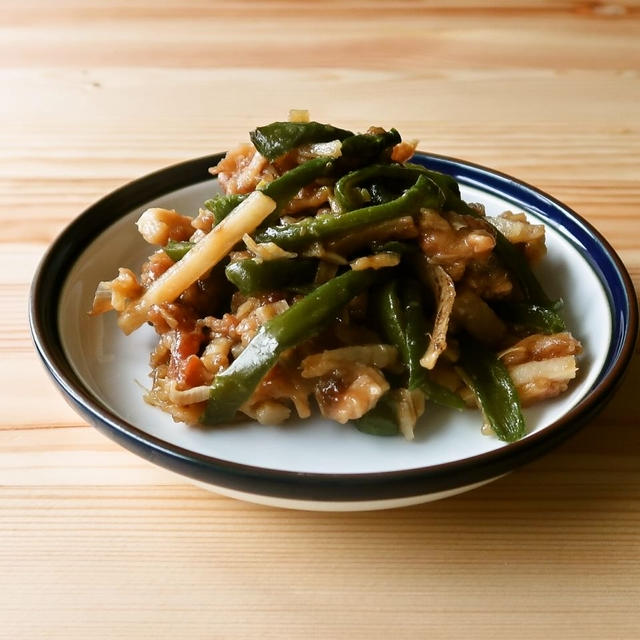 今週のdaysy：長芋と豚肉の青椒肉絲（チンジャオロースー）風