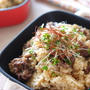 お肉の炊き込みご飯