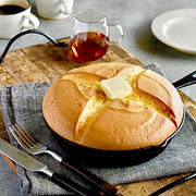 【レシピ】ぐりとぐらのカステラ　ふわふわパンケーキ レシピ　#スキレット
