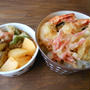 天丼弁当と新しいお弁当箱♫