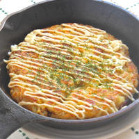 混ぜて焼くだけ！簡単おつまみ＆おやつにもオススメ〜もちもちポテト。