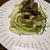 緑を重ねるパスタ：sage. pork & zucchini