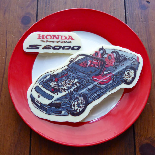 キャラチョコケーキ Honda S00 By ザッキー さん レシピブログ 料理ブログのレシピ満載