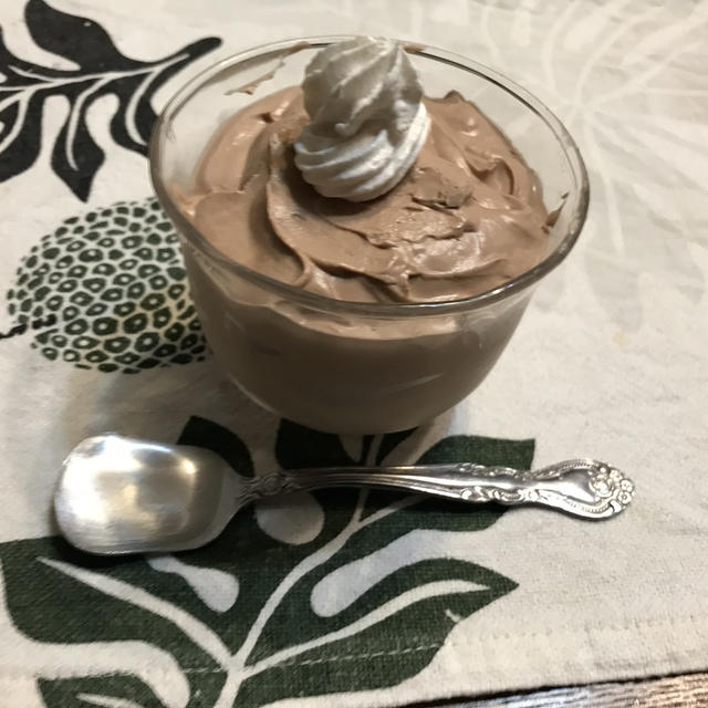チョコレートムースを作ったよ