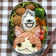 妖怪ウォッチ　ジバニャン＆ウィスパーのお弁当＊キャラ弁