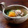 塩麹鶏と根菜の生姜風味スープ