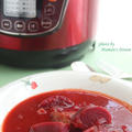 〚レシピ公開♪〛圧力鍋でボルシチ風ビーツのスープ
