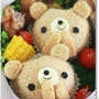 まんまるサンドのクマちゃん弁当♪