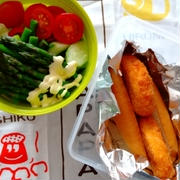 アスパラサラダ弁当