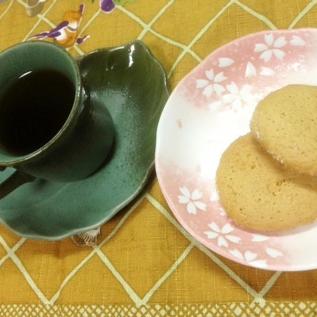 福島復興ひまわりの種♪& masahiro さんの「メープル風味のコーヒークッキー」