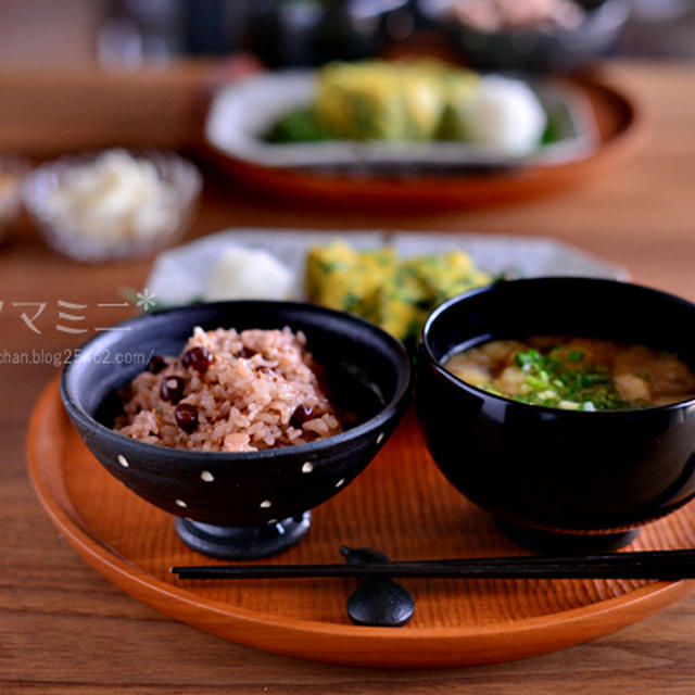 「炊飯器で炊くお赤飯」