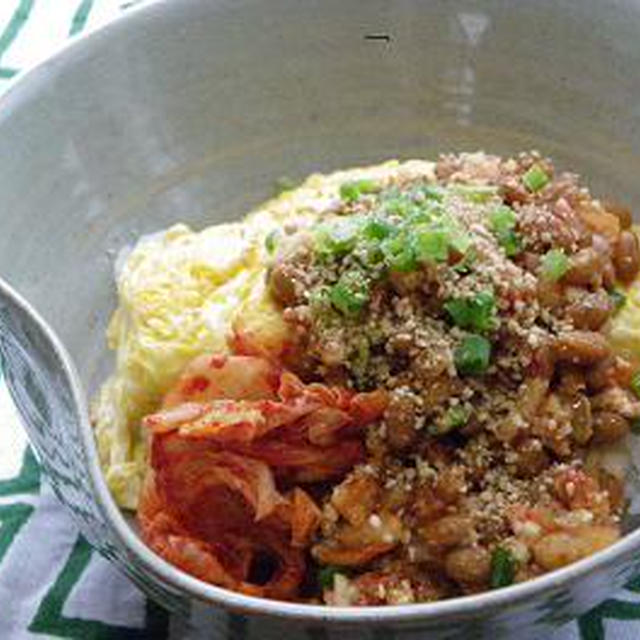 ☆納豆キムチ丼☆