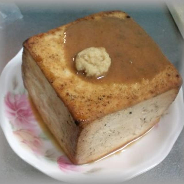 今日のひと品　〜　豆腐のソテー