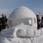 雪祭りでザクを見た