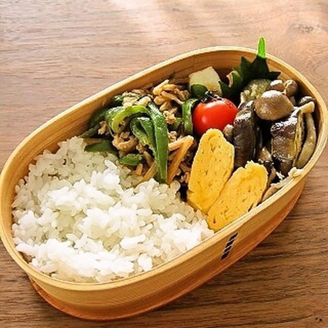 青椒肉絲弁当