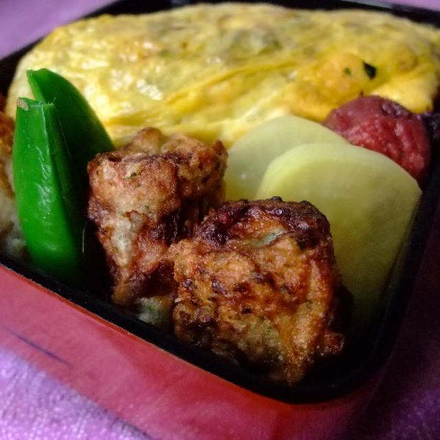 オムレツお弁当。