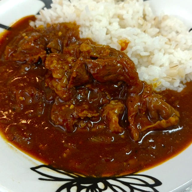 牛すじカレー：レシピ①