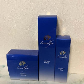【モラタメ】サンスルフィー美要　化粧品 3種（洗顔石鹸・化粧水・乳液）