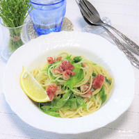 フライパン１つで。『レタスと生ハムのスパゲティー』
