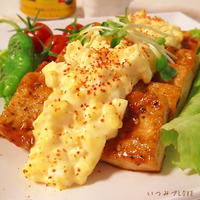 焼肉のタレで！ビールが進むコッテリ豆腐のタルタルがけ〜