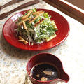 簡単ドレシング！！ぽん酢＋ごま油で和風ドレシング