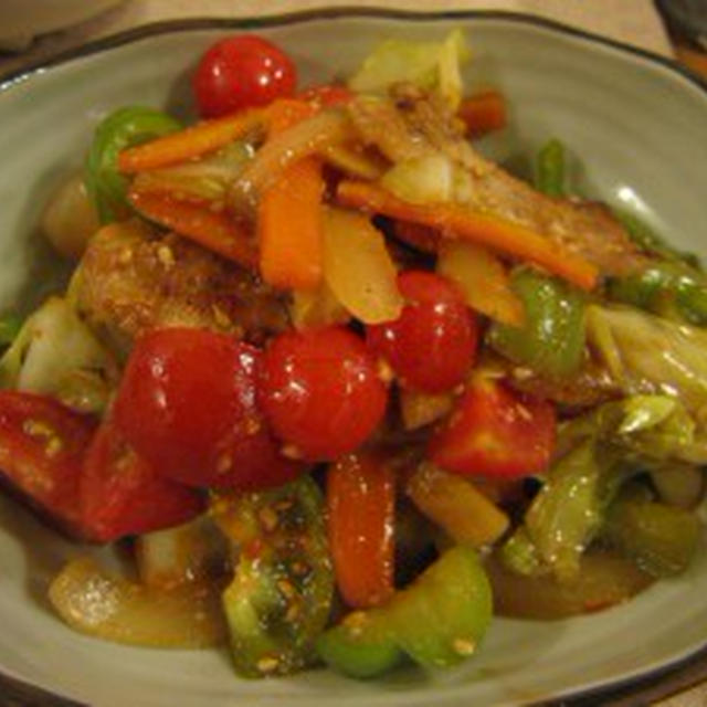 夏バテ対策！豚バラのスタミナ野菜炒め